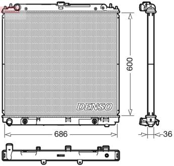 Конденсер DENSO DRM46042