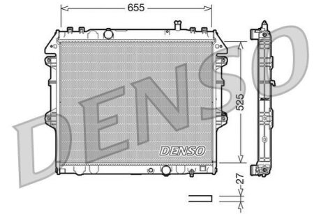 Радіатор DENSO DRM50039