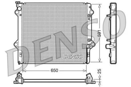 Радіатор DENSO DRM50046
