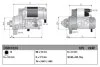 Стартер (12В, 2кВт, новий із заставою) LEXUS GS, LS, SC 4.0/4.3 12.94-11.11 DENSO DSN1223 (фото 3)