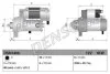 Стартер (12В, 1кВт, новий із заставою) HONDA ACCORD VII 2.0/2.4 02.03-05.08 DENSO DSN1406 (фото 1)