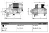 Стартер (12В, 2кВт, новий із заставою) VW CALIFORNIA T4 CAMPER, TRANSPORTER T4 1.9D-2.8 07.90-06.03 DENSO DSN3016 (фото 3)