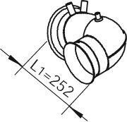 Деталь вихлопної системи DINEX 22191