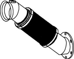 Деталь вихлопної системи DINEX 54280