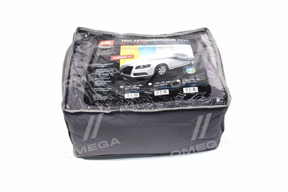 Тент авто седан PEVA M 432*165*120 см <ДК> Dk-дорожня карта DK471PEVA2M (фото 1)