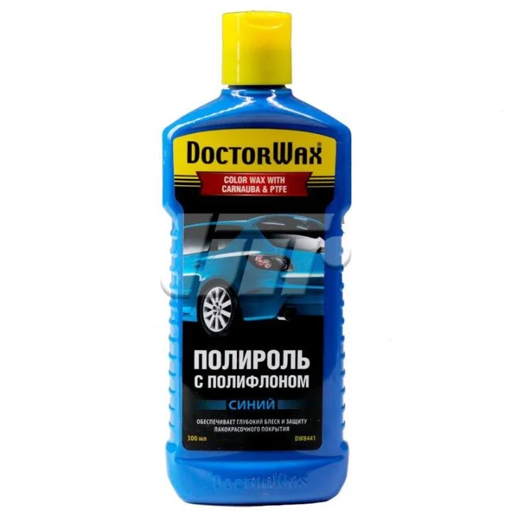 Кольорова поліроль із поліфлоном. Синя 300 мл DOCTORWAX DW8441 (фото 1)