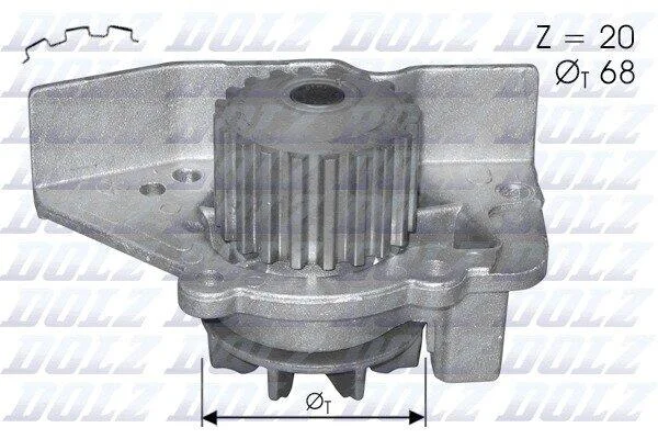 Водяний насос (вир-во) DOLZ C118 (фото 1)