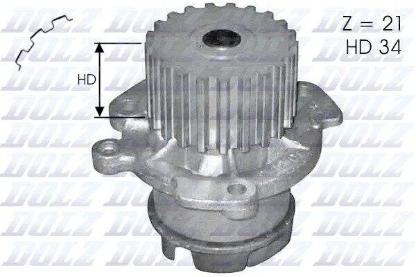 Водяний насос Dolz DOLZ L124 (фото 1)