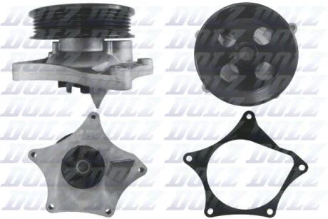 OPEL Помпа воды ASTRA K 1.4 15-, KARL 1.0 15- DOLZ O203