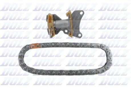 Комплект ланцюга приводу VAG 1,8/2,0 TFSI -09 DOLZ SKCA005