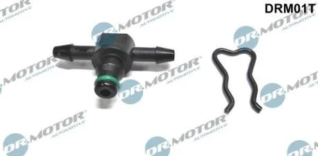 Штуцер пластиковий для паливних шлангів DR.MOTOR DRM01T
