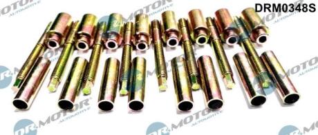Комплект болтів з головкою системи TORX з чорного металу DR.MOTOR DRM0348S