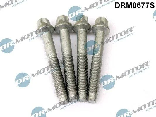Комплект болтів з головкою системи TORX з чорного металу DR.MOTOR DRM0677S (фото 1)
