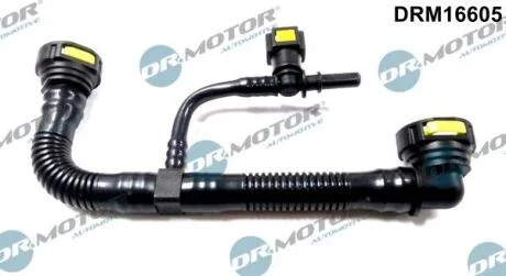 Шланг вентиляції пластиковий з фітингами DR.MOTOR DRM16605