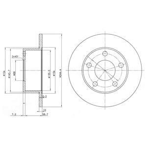 Drive+ - Гальмівний диск DRiVE+ DP1010.11.0053