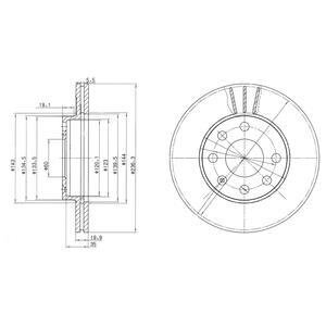 Drive+ - Гальмівний диск DRiVE+ DP1010.11.0350