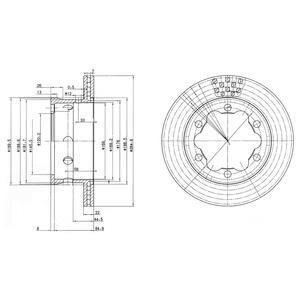 Фото drive+ - Гальмівний диск DRiVE+ DP1010.11.0766 Drive+ - Гальмівний диск DRiVE+ DP1010.11.0766