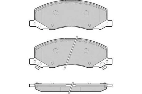 К-кт гальм. колодок перед,(18") Opel Insignia 08- E.T.F. 121378