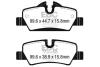 Гальмівні колодки, комплект EBC Brakes DP42228R (фото 1)