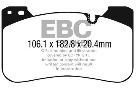 Колодки EBC Brakes DP42331R