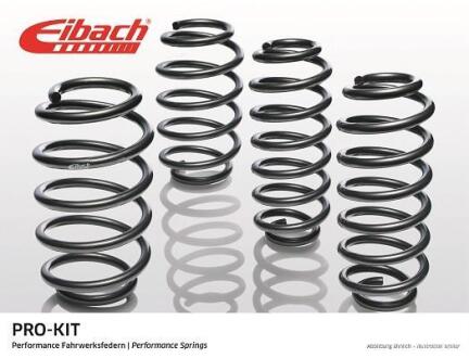 Занижуючі пружини, Pro-Kit, 4шт, (35мм / 30мм) (985кг / 1050кг) SEAT LEON, LEON ST, LEON ST/KOMBI SKODA OCTAVIA III VW GOLF SPORTSVAN VII, GOLF VII 1.0-2.0D 09.12- EIBACH E10790100322