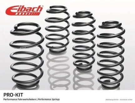 Занижуючі пружини, Pro-Kit, 4шт, (35мм / 30мм) (1075кг / 1050кг) SEAT LEON, LEON ST SKODA OCTAVIA III VW GOLF SPORTSVAN VII, GOLF VII 1.4-2.0D 11.12- EIBACH E10790100422