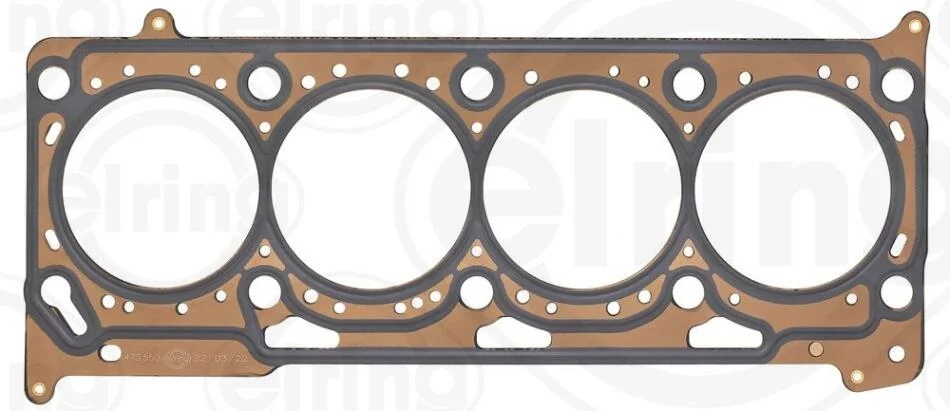 Прокладка ГБЦ (товщина: 0,45мм) SEAT CORDOBA, IBIZA III VW FOX, GOLF IV, POLO III CLASSIC, POLO IV 1.4/1.6/1.6ALK 02.01-10.21 ELRING 473.550 (фото 1)
