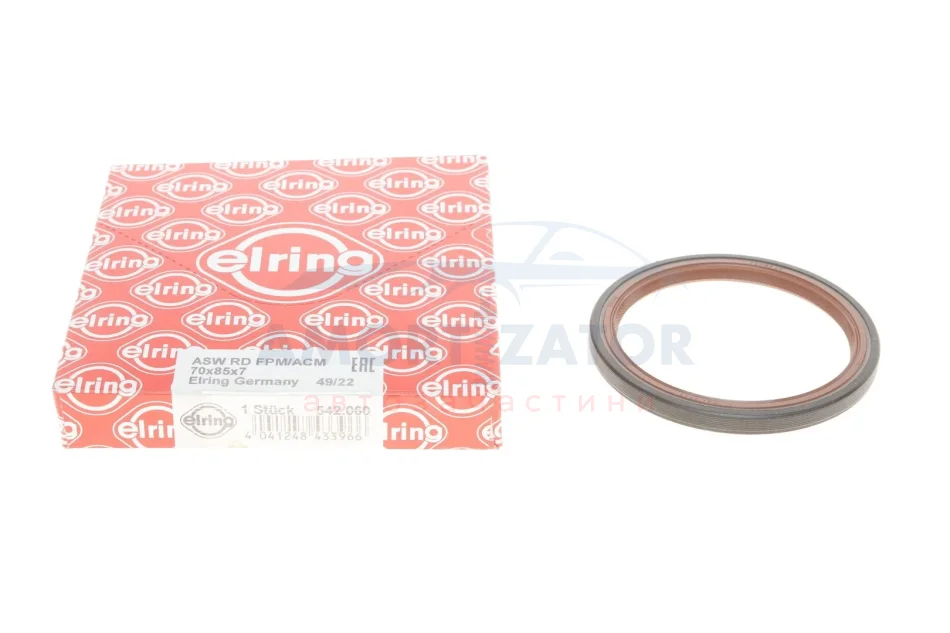 Сальник колінвалу ELRING 542.060 (фото 1)