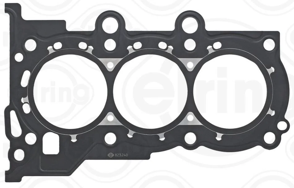 Прокладка, головка блоку циліндрів HYUNDAI 1,0 12V B3LA/F3LA/G3LA -18 (вир-во Elring) ELRING 823.240 (фото 1)