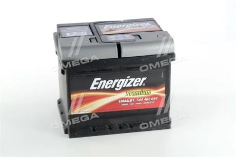 Акумулятор 44Ah-12v Prem.(207х175х175), R, EN440 Energizer 544 402 044
