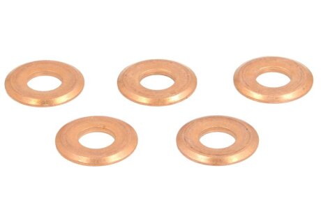 Підкладка інжектора ціна за 5 шт (внутрішній діаметр 7,3мм, зовнішній діаметр 16мм, товщина 2мм) ALFA ROMEO 145, 146, 147, 156, 159, 166, BRERA, GIULIETTA 1.4D-3.0D 02.96- ENGITECH ENT2500615