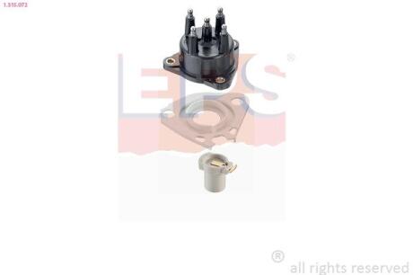 RENAULT К-т кришка+прокладка+бігунок распр. запалювання (1.315.071+1.415.097) DUCELLIER 1.7 85- EPS 1.315.072