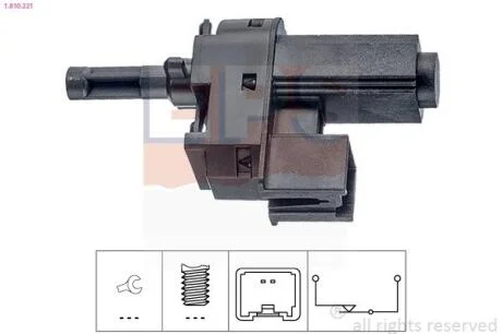 FORD вимикач STOP-сигналів B/C/S-Max, Fiesta, Focus, Mondeo, Kuga, 02- EPS 1.810.221