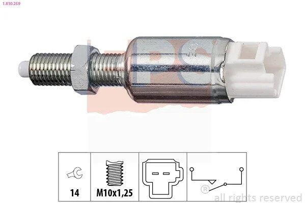 TOYOTA вимикач зчеплення Camry -06, LAND CRUISER 96- EPS 1.810.259 (фото 1)