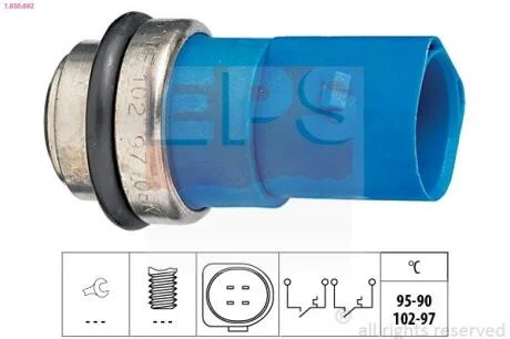 Перемикач температури вентилятору радіатора EPS 1.850.692