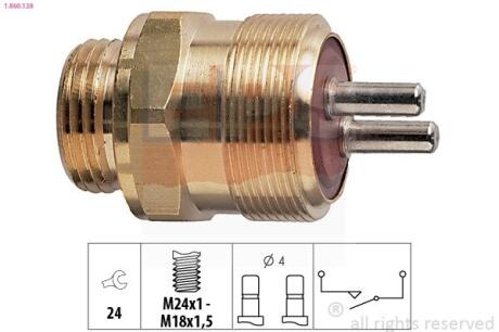 DB перемикач світла задню ходу DB207 (стоп) EPS 1.860.128