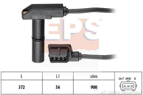 BMW датчик обертів двигуна 324td/524td -95. EPS 1.953.048