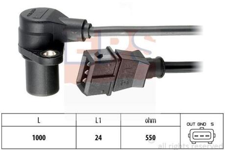 DAEWOO датчик обертів двигуна NUBIRA 2.0 99- EPS 1.953.228