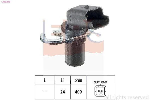 Датчик колінвала Peugeot 206/307 2.0 HDi 00- EPS 1.953.293 (фото 1)