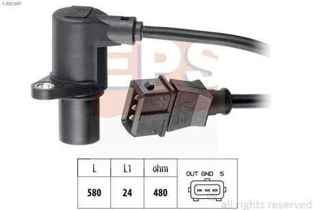 Датчик швидкості обертання вала EPS 1.953.297