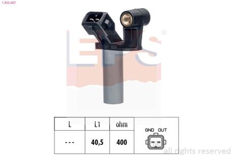 FORD датчик обертів двигуна Transit 2,0TDCi -06, 2,2/2,4TDCi 06-. EPS 1.953.307