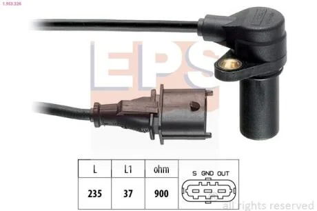Датчик швидкості обертання вала EPS 1.953.326