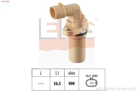 Датчик швидкості обертання вала EPS 1.953.379