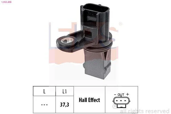 Датчик положення к/вала Ford Focus 1.4/1.6/1.8 98-12/Mondeo 1.8/2.0/2.2TDCI 00-07/Transit Connect 1.8-02-13 EPS 1.953.498 (фото 1)