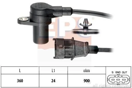 Датчик швидкості обертання вала EPS 1.953.564