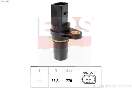 Датчик швидкості обертання вала EPS 1.953.640