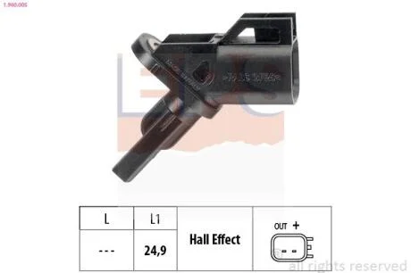 Датчик ABS EPS 1.960.005