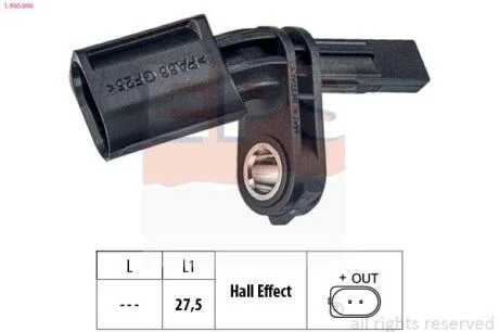 Датчик ABS EPS 1.960.006