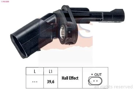 Датчик ABS EPS 1.960.009