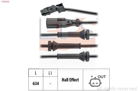 Датчик ABS EPS 1.960.056